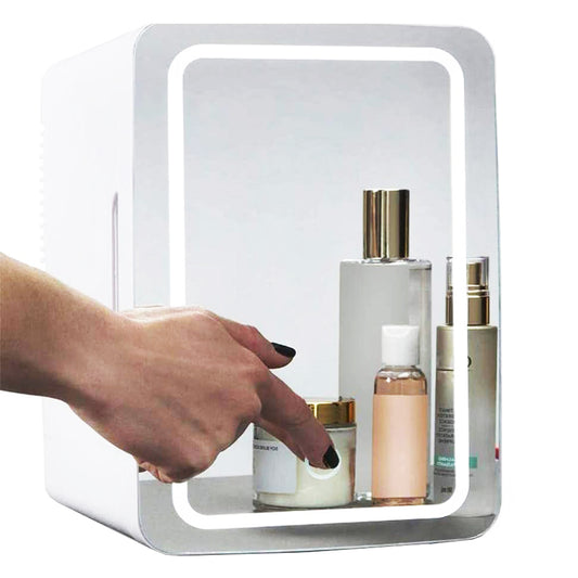Mini Makeup Fridge Portable Cosmetic Refrigerator Cooler and Warmer - VieLuxx